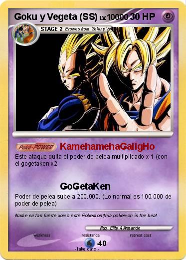 Pokemon Goku y Vegeta (SS)