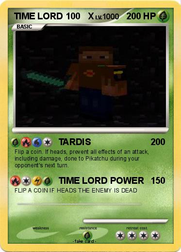 Pokemon TIME LORD 100   X