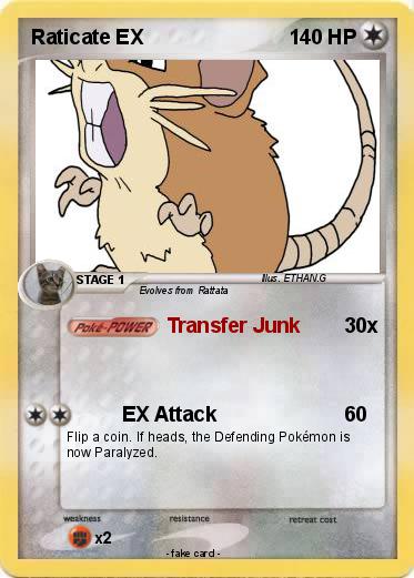 Pokemon Raticate EX