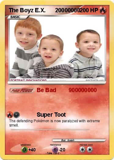 Pokemon The Boyz E.X.      20000000