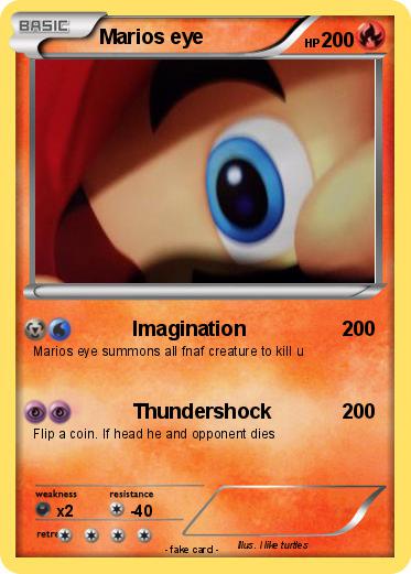 Pokemon Marios eye