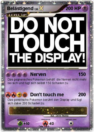Pokemon Belästigend