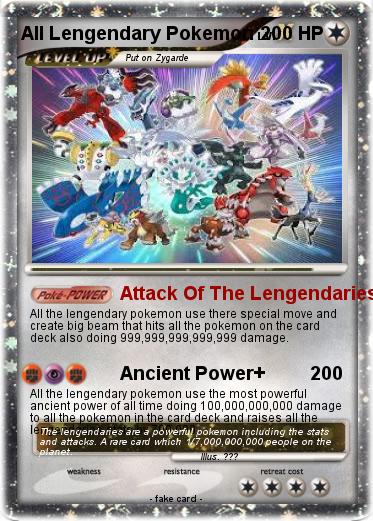 Pokemon All Lengendary Pokemon