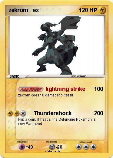 Pokemon zekrom   ex