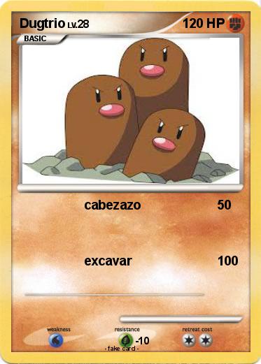 Pokemon Dugtrio