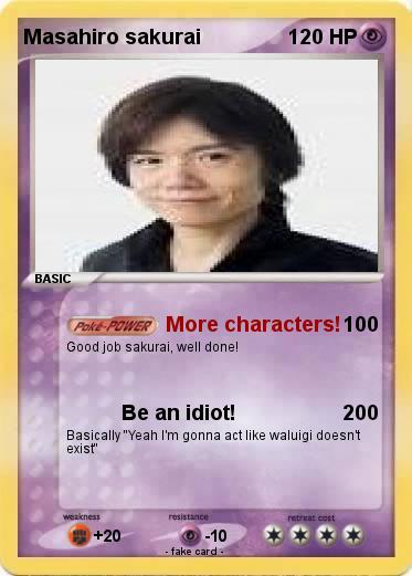 Pokemon Masahiro sakurai