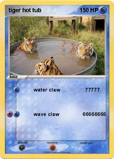 Pokemon tiger hot tub
