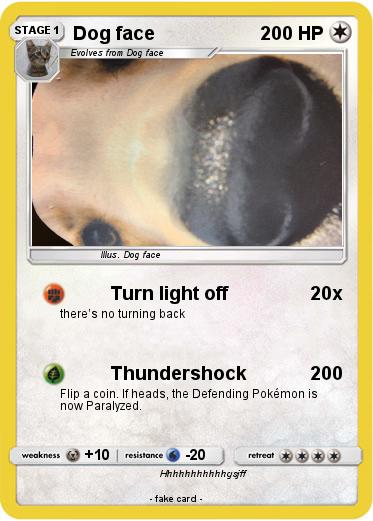 Pokemon Dog face