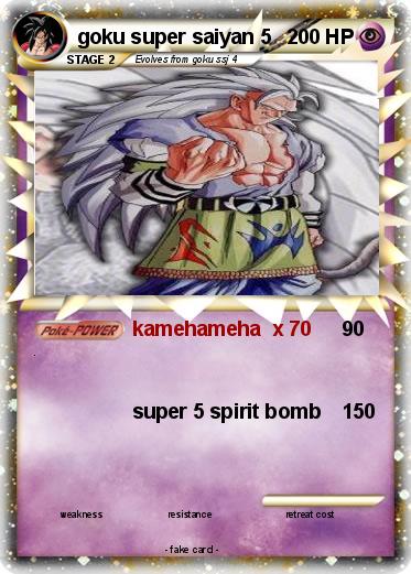 Pokemon goku super saiyan 5