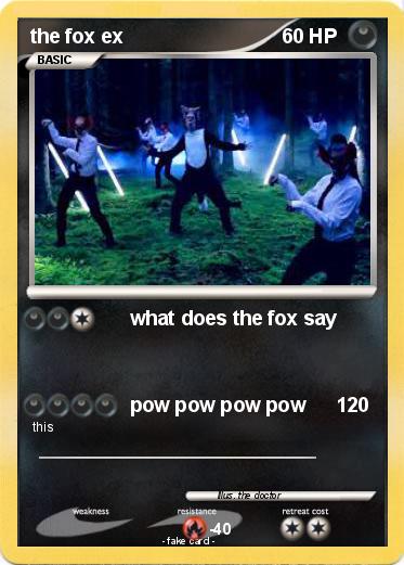 Pokemon the fox ex