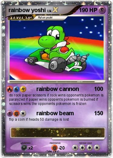 Pokemon rainbow yoshi