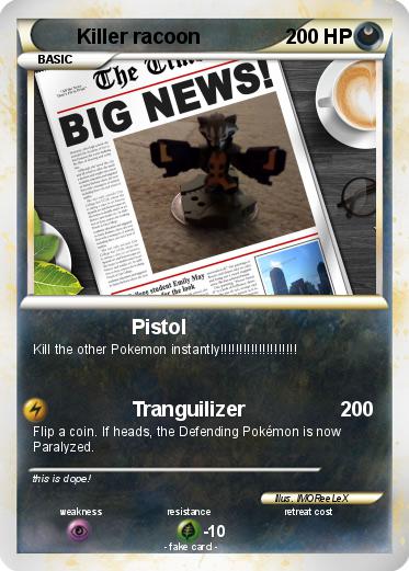 Pokemon Killer racoon
