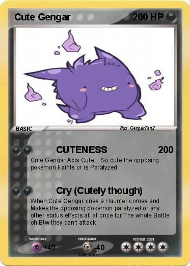 Pokemon Cute Gengar
