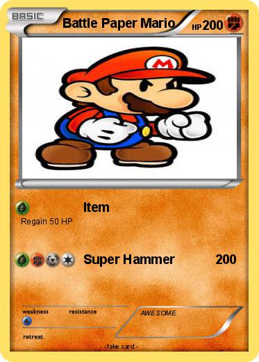 Pokemon Battle Paper Mario