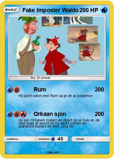 Pokemon Fake Imposter Waldo