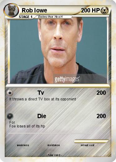 Pokemon Rob lowe