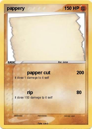 Pokemon pappery
