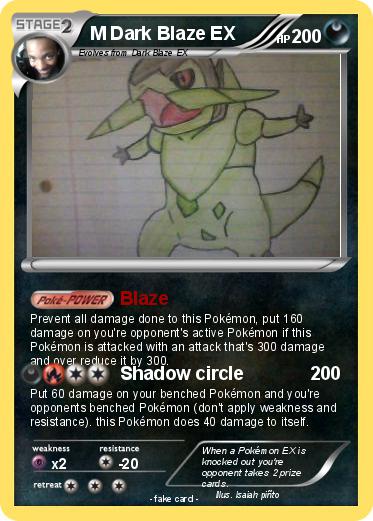Pokemon M Dark Blaze EX
