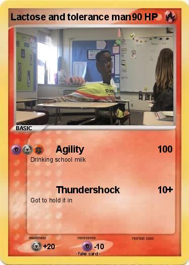 Pokemon Lactose and tolerance man