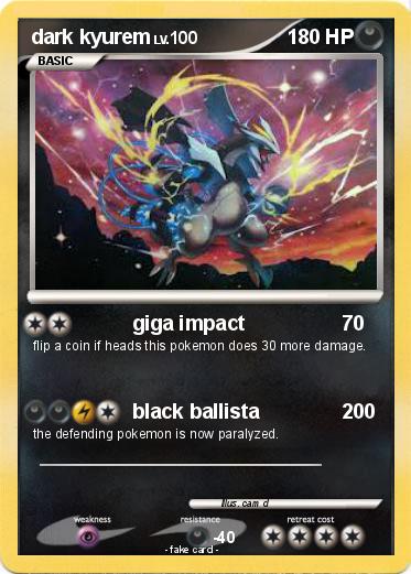 Pokemon dark kyurem