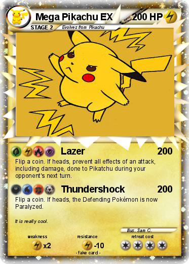 Pokemon Mega Pikachu EX