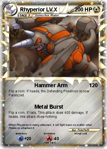 Pokemon Rhyperior LV.X