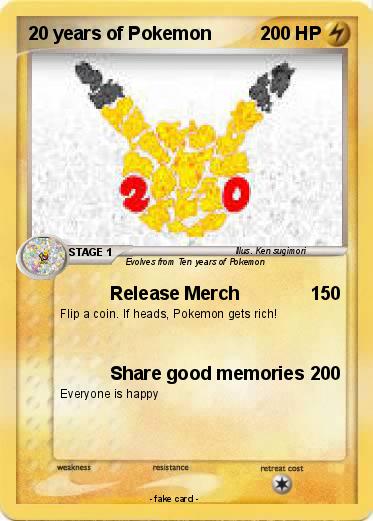 Pokemon 20 years of Pokemon