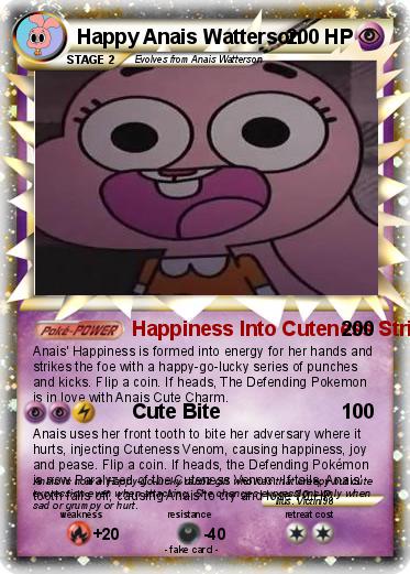Pokemon Happy Anais Watterson
