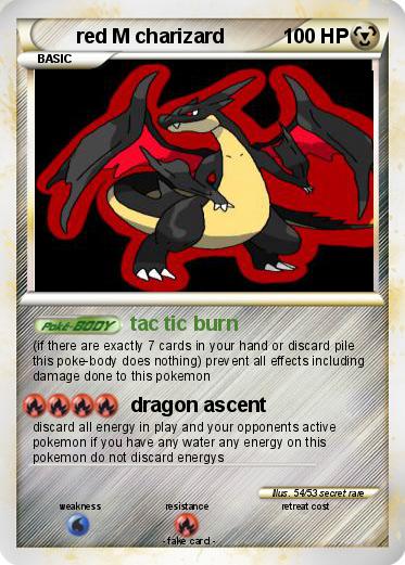 Pokemon red M charizard