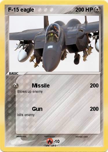 Pokemon F-15 eagle