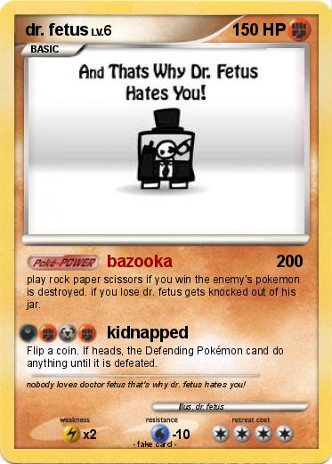 Pokemon dr. fetus