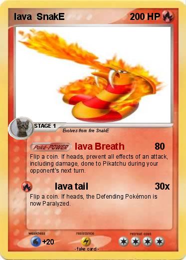 Pokemon lava  SnakE Pokemon lava  SnakE