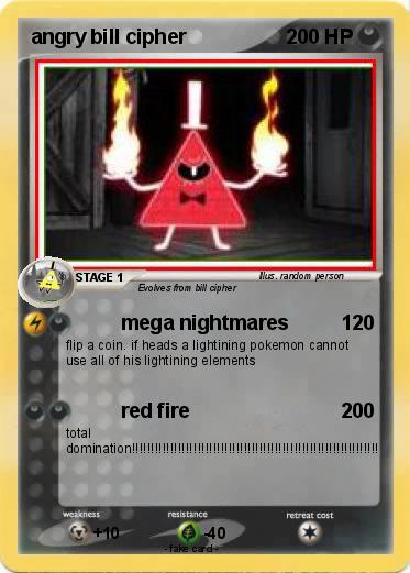 Pokemon angry bill cipher