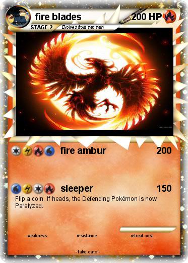 Pokemon fire blades