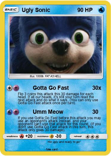 Pokemon Ugly Sonic