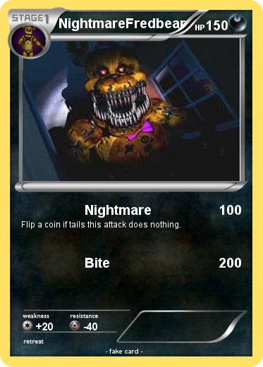 Pokemon NightmareFredbear