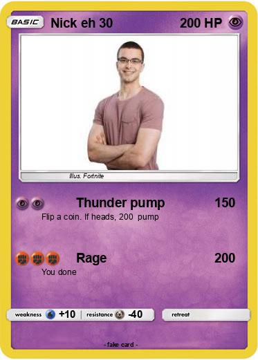 Pokemon Nick eh 30