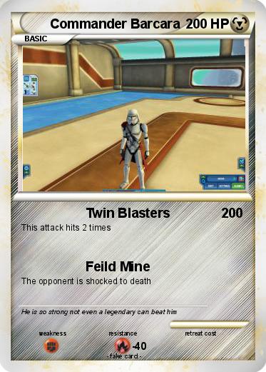 Pokemon Commander Barcara