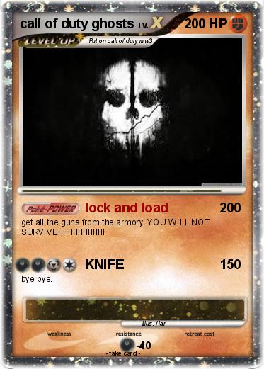 Pokemon call of duty ghosts