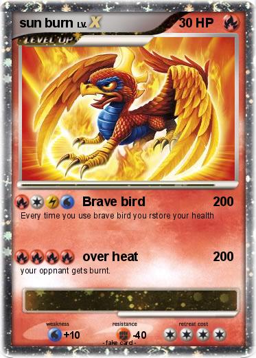 Pokemon sun burn