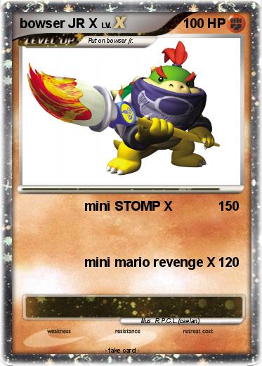 Pokemon bowser JR X