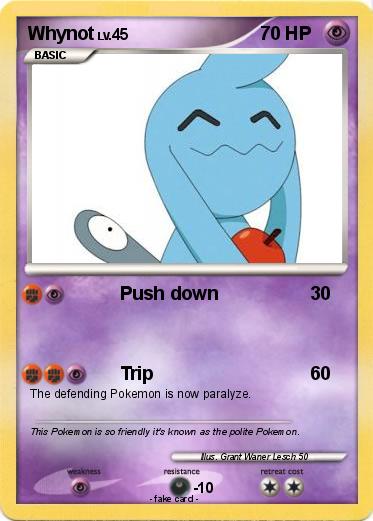 Pokemon Whynot