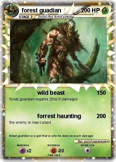 Pokemon forest guadian