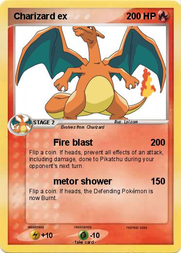 Pokemon Charizard ex
