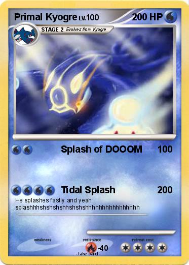 Pokemon Primal Kyogre