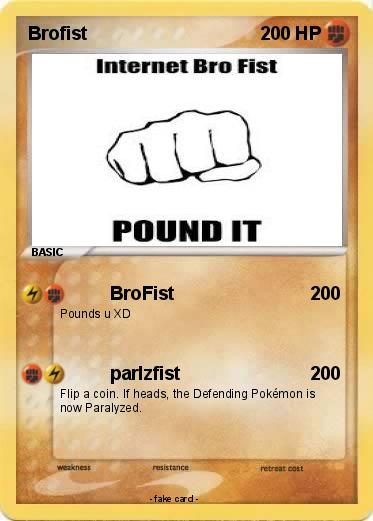 Pokemon Brofist