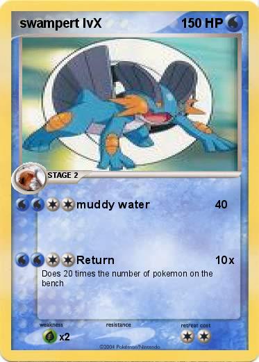 Pokemon swampert lvX