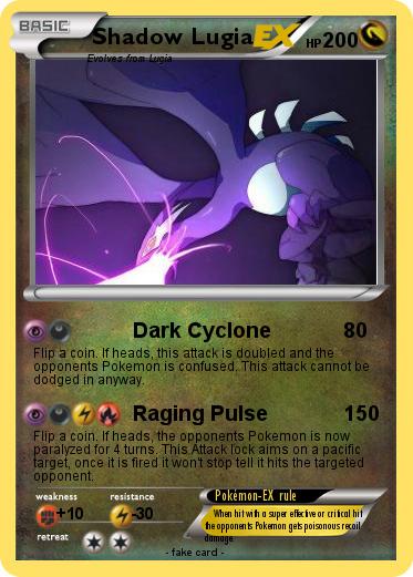 Pokemon Shadow Lugia