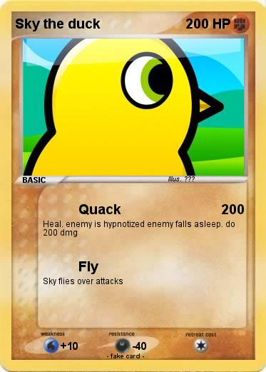 Pokemon Sky the duck