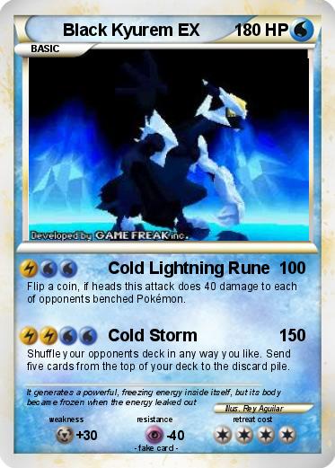 Pokemon Black Kyurem EX